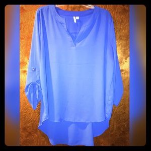 Royal Blue High-Low Tunic